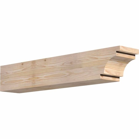 Ekena Millwork Mediterranean Rough Sawn Rafter Tail, Douglas Fir, 6"W x 6"H x 36"L RFT06X06X36MED00RDF